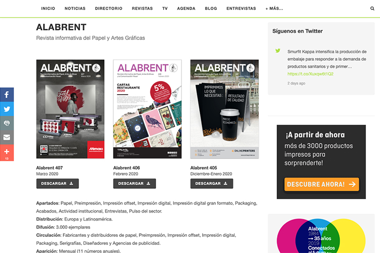 Comunicado de Alabrent sobre el COVID-19
