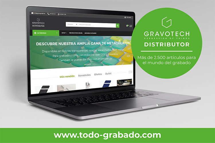Gravotech Espaa lanza su nueva tienda web y lo celebra con un descuento
