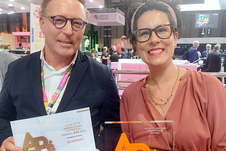 Más de 2.000 visitantes han visitado el stand de Exaprint en el Salón C!Print Madrid 2023