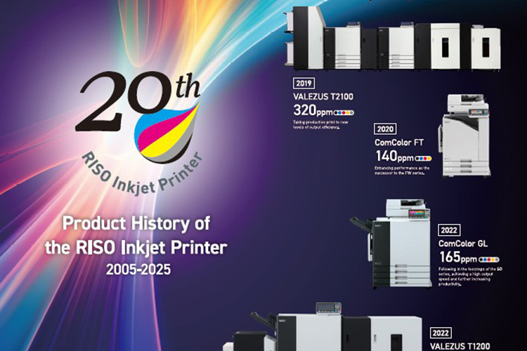 RISO celebra 20 años INKJET