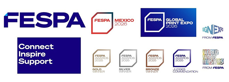 FESPA presenta una nueva y elegante marca que refleja su visión futurista para la empresa y la industria de la impresión en general