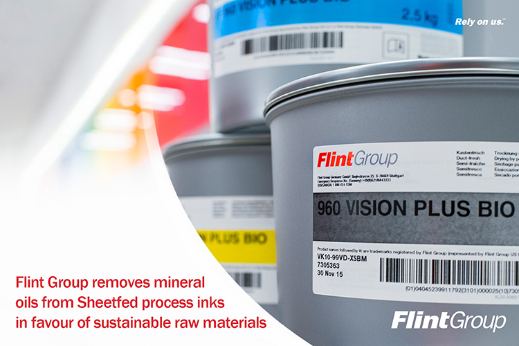 Flint Group elimina el aceite mineral de las tintas de proceso para alimentacin de hojas para respaldar la sostenibilidad en la impresin offset