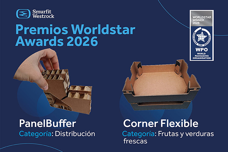 Smurfit Westrock, premiada en los WorldStar Awards 2026 con dos innovadoras soluciones fabricadas en España