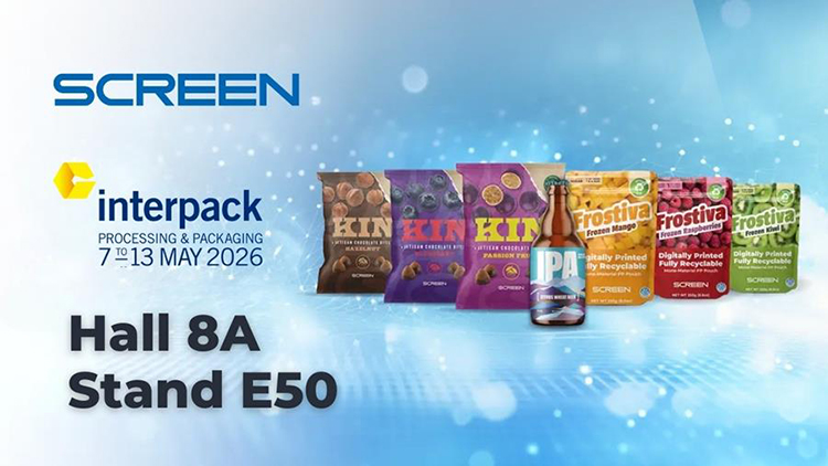 SCREEN presenta el futuro digital de la impresión para packaging en interpack 2026