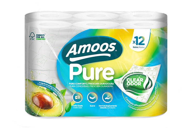 Navigator refuerza la innovación en Tissue con Amoos Pure: el nuevo papel higiénico integra tecnología que neutraliza los olores