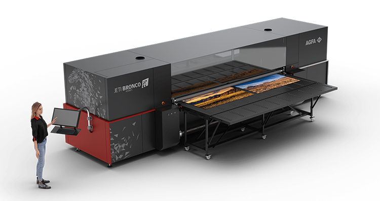Agfa presentará Jeti Bronc H3300 HS mitjançant les pausas en Viscom Itàlia 2026