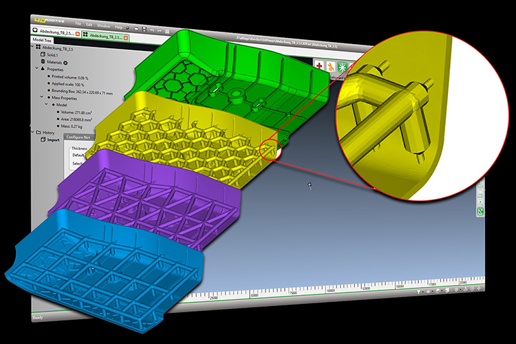 Impresión 3D sin deformaciones de piezas de gran formato